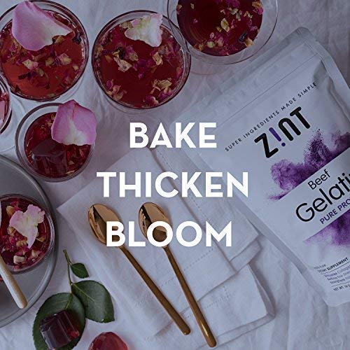 Unflavored Gelatin Powder (32 oz): Anti Aging Collagen Supplements, Protein, Paleo Friendly, Grass Fed Beef, Non GMO - Baking & Thickening - Beauty, Skin, Hair & Nails
