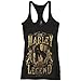 Bob Marley Junior's Legends Racer Back Tank Top Shirt Black M