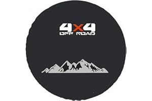 Aolowewin for Toyota RAV4, Honda CR-V, Jeep Compass Liberty Spare Tire Cover (4X4 Off-Road), Spare Wheel Cover Protector, Fit Most of SUV, Trailer, RV (M: 225/65R17, 225/70R16, 235/60R18)