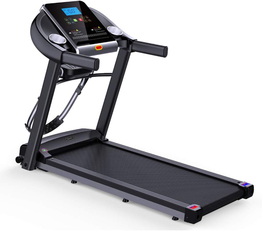 AMAZOM Electric Folding Treadmill Motorized Running and Jogging Machine with Speakers for Home Use