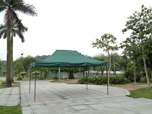 American Phoenix Canopy Tent 10x15 Outdoor Pop Up Easy Portable Instant Wedding Party Tent Event Commercial Fair Car Shelter Canopy (Green, 10x15)