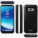 Galaxy S8 Plus Case, TORU [S8 Plus Wallet Case Black] Dual Layer Hidden Credit Card Holder ID Slot Card Case with Mirror for Samsung Galaxy S8+ Plus (2017) - Matte Black
