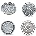 Hookah Bowl Lotus 2 Heat Management System Upgraded Shisha Aluminum Hookah Charcoal Holder for Best Airflow,Faster Setup, Smoother,Cleaner,Longer Lasting Sessions Fits with Almost All Hookah Bowls