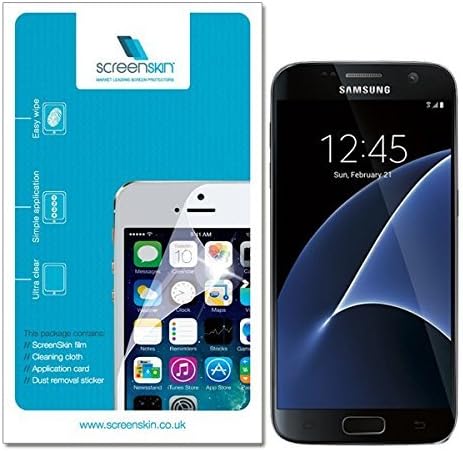 ScreenSkin® Pack of 5 High Quality Clear Screen Protectors Guard for Samsung Galaxy S7