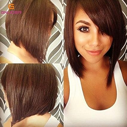 P Gilormini Bob Court Cheveux Synthétiques Perruques Pour