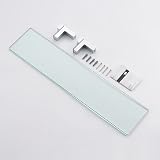 KES Bathroom Shelf Glass 60CM Shower Wall Mounted 8mm Tempered Chrome Bracket view 9