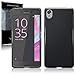 Xperia X Performance Cases, Terrapin Sony Xperia X Performance Cover - TPU Gel - Slim Design - Durable Shock Absorbing - Back Protector - Smoke Black
