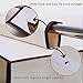 StorageWorks 6-Shelf Hanging Dresser, Foldable Closet Hanging Shelves with 2 Magic Drawers & 1 Underwear/Socks Drawer, 42.5