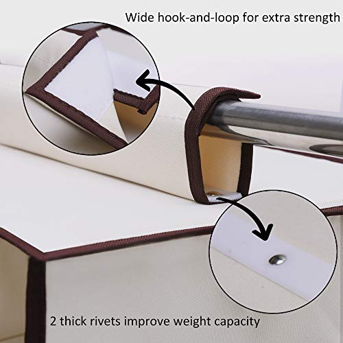 image for StorageWorks 6-Shelf Hanging Dresser, Foldable Closet Hanging Shelves 