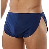 Ychnaim Mens Low Rise Split Shorts Exotic Short Lounge Boxers