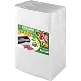ATSAMFR 200 Count Gallon11x16Inch Vacuum Sealer Food Bags with BPA Free,Heavy Duty,Great for Vac Storage or Sous Vide Cooking