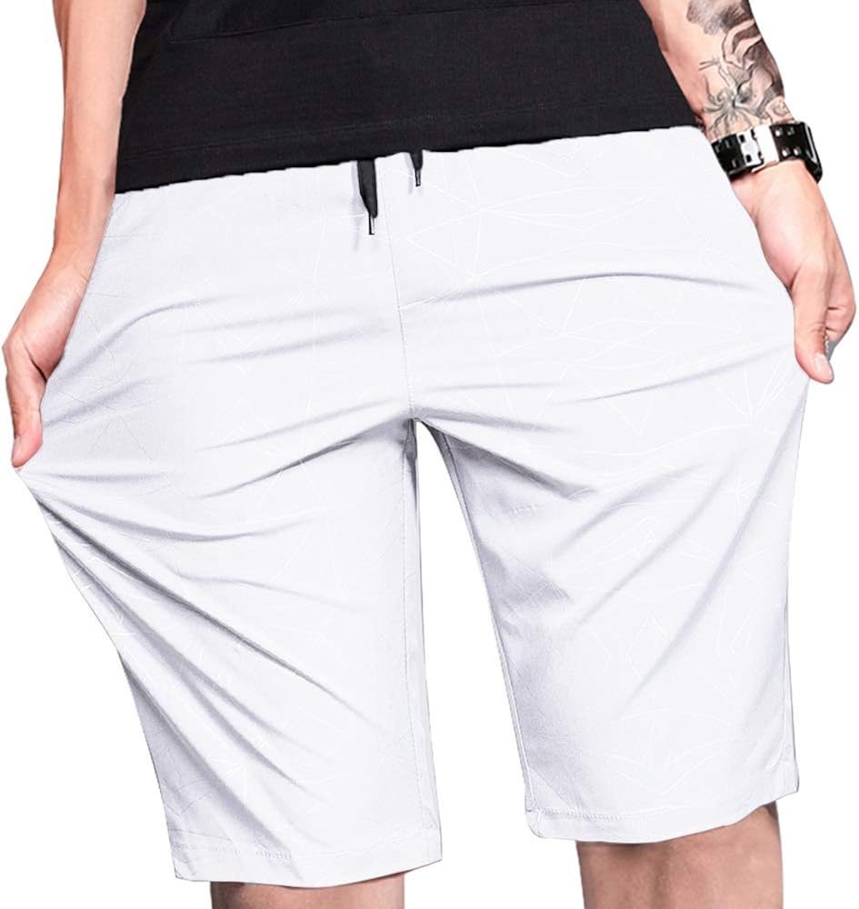 LTIFONE Mens Workout Shorts Spandex Gym Training Bodybuilding Exercise Quick Dry Shorts: Clothing