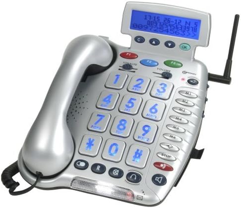 Geemarc Ampli600 Amplified Emergency Connect Phone by Geemarc
