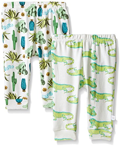 Rosie Pope Baby 2-Pack Desert Adventure Pants, Irish Green, 0-3 Months