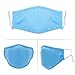 Dr. Hoffmann Allergy Mask - Germ Mask - Anti Dust, Pollution, Pollen and Flu Protection - Antimicrobial Kills Viruses/Bacteria/Fungi - Earloop Cotton - Washable - for Men and Women - Blue