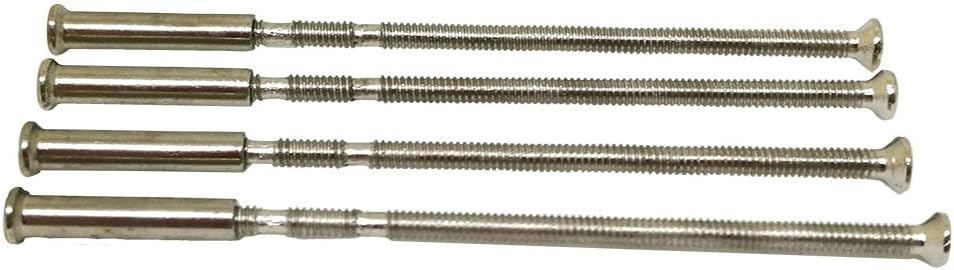 M3 Door Handle Fixing Screws Use For Door Handle Roses Knobs and Escutcheons 4Pieces, Nickel