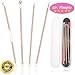 DR. PIMPLE Rose Gold Pimple Extractor Kit Blackhead Remover Pimple Popper Extractor Tool Best Acne Removal Kit - Treatment for Blemish,Whitehead Popping, Zit Removing for Risk Free Nose Face with case