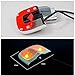 CHAMPLED For CHEVROLET CORVETTE Laser Projector Logo Illuminated Emblem Under Door Step courtesy Light Sticker No Drill Lighting symbol sign badge LED Glow Car Auto Tuning Accessory Self Adhesive