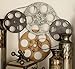 Deco 79 Metal Film Home Wall Decor Vintage Movie Reel Wall Sculpture, Wall Art 25