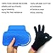 Heat Resistant Mat Pad and Heat Resistant Glove for Curling Irons, Hair Straightener, Flat Irons and Hair Styling Tools 9″ x 6.5″, Food Grade Silicone, Blue by Lessmonthumb 4