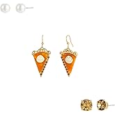 Madison Tyler 3 Pairs Funny Dangle Earrings Set Collection for Women | New Fall Studs Earrings Set for Women | Drop Earrings for Women