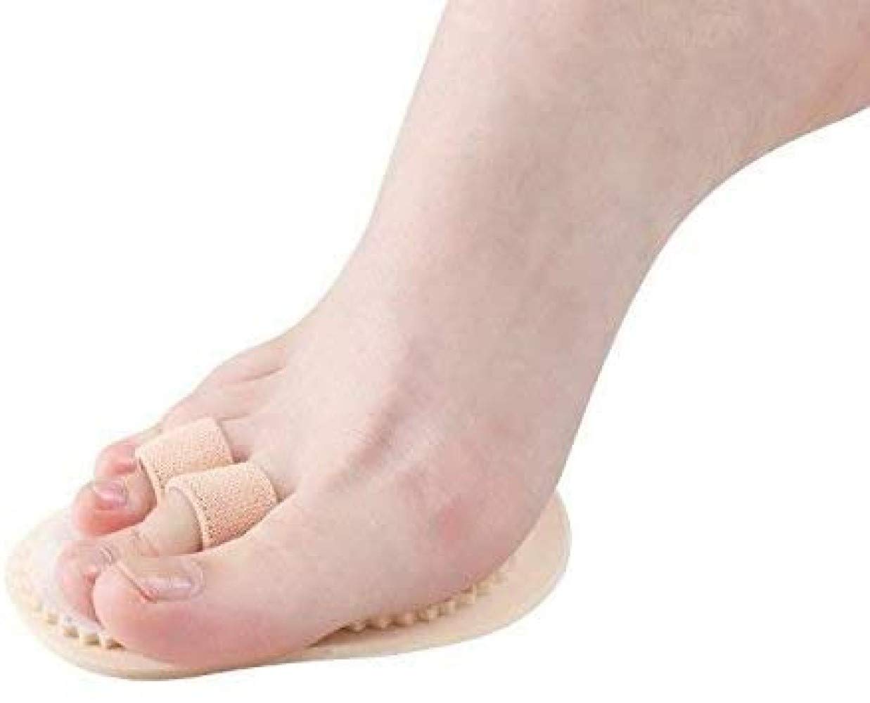 PEDIMEND Hammer Toe Straightener - Corrective Support for Crooked Toes, Hammer Toes, Claw Toes & Overlapping Toes - Realign Joint for Claw, Curled, Crooked Toe - Unisex - Foot Care (Double Loop)