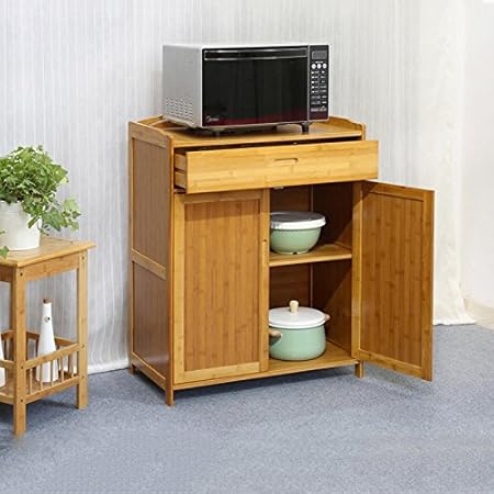 HQQ Estante del Horno de microondas Estante de la Cocina Estante ...