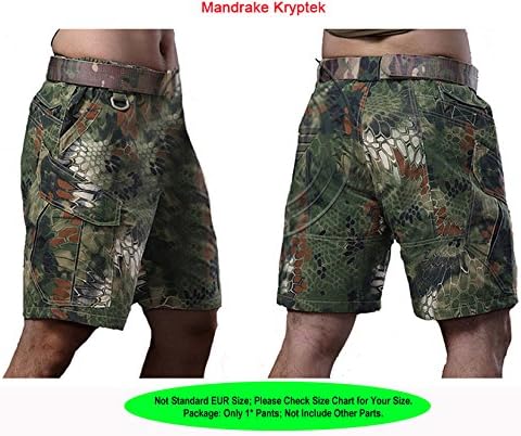 Worldshopping4U Military Combat Mens BDU 1/2 Short Pants Trousers Multi Pouch