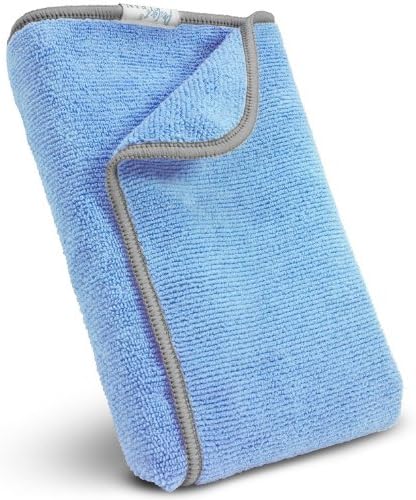 Antimicrobial ultra microfiber cleaning cloth-PerfectCLEAN® 12" x 12" Blue All-purpose Micro-denier Terry - Ideal for household, automotive and all your GREEN cleaning needs (5 per pack)