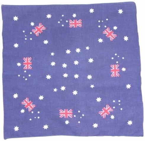 Bandana - Australian Flag Style 100% Cotton 55x55cm