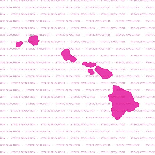 Hawaii State Stencil Template - Reusable Stencil with Multiple Sizes Available