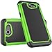 Tekcoo J3 Emerge/J3 Prim Case,Tekcoo Galaxy J3 Luna Pro/J3 Mission/J3 Eclipse/Amp Prim 2/Express Prim 2 Case,[Tmajor] Shock Absorbing [Green] Rubber Plastic Sturdy Hard Cover