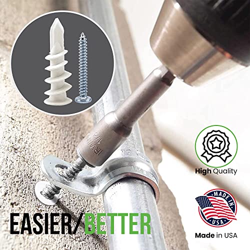 8 SelfDrilling Drywall Plastic Anchors Kit, Heavy Duty Anchors with