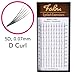 Fabu Pro - premade fans eyelash extensions - 120 Fans 5D Volume, 15mm Length - 0.07 Thickness - D Curl - Russian Volume Premade Lash Fans