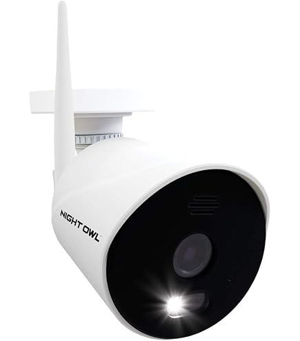 Night Owl FTD4 Add-On Wired 2K Dome Security Camera - Indoor/Outdoor, 2-Way Audio, Requires DVR (Sold Separately) - View #3
