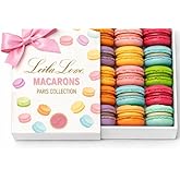 Leilalove Macarons - 12 Gourmet Macarons dozen flavors - box may vary in colors