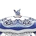 Blue Willow-Inspired Flights Of Love Heirloom Porcelain Butterfly Music Box by The Bradford Exchange