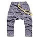 Coodebear Little Boys' Girls' Harem Terry Fabric Collapse Pants