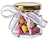 GoJars Hexagon Glass Jars 1.5oz Premium Food-grade. Mini Jars With Lids For Gifts, Wedding Favors, Honey, Jams And More. (24, 1.5oz)