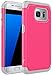 Galaxy S7 Edge Case, Tauri [Drop Protection] Dual Layer [Shockproof] Hybrid Defender Armor Protective Case Cover For Samsung Galaxy S7 Edge - Hot Pink