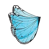 Fanciful Fabric Butterfly Wings, in Blue