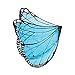 Fanciful Fabric Butterfly Wings, in Blue