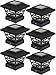Westinghouse Hilltop 20 Lumens Solar Fence Post Cap Lights for 4x4 Wood Posts (Black, 6 Pack)