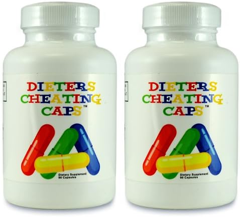 Dieters Cheating Caps 2 Pack - Carb Fat Blocker - Weight Loss Diet Pill