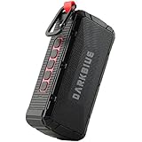 DarkBlue The Newest Generation Ultra Outdoor Portable Wireless Bluetooth Speakers ,With Amazing Enhanced Super Bass,10W+ Louder Volume, Hands Free, FM Radio, TF Card, IPX6 WaterProof (Black)