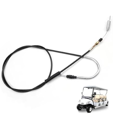 Wisecoco Gaszug CBL 047 - Für E-Z-GO Golfwagen 1994-2002 - Metall Beschleunigungskabel