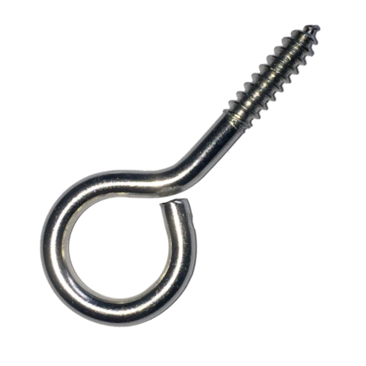 Zeltauto Screw Eyes Screwin Eye Hooks Hold 80LBS, Nickel