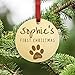Pet Christmas Ornament | Christmas for Dogs | Christmas for Cats | Personalized Wooden Christmas Ornament | Rustic Ornament | Christmas Ornament | Pet First Christmas | Personalized Christmas Ornament