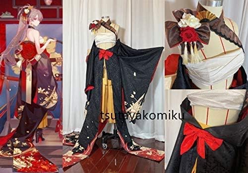 Amazon アズールレーン ジャン バール お正月の着物 コスプレ衣装cosplay 風 靴とウィッグ 別売り コスプレ 仮装 通販