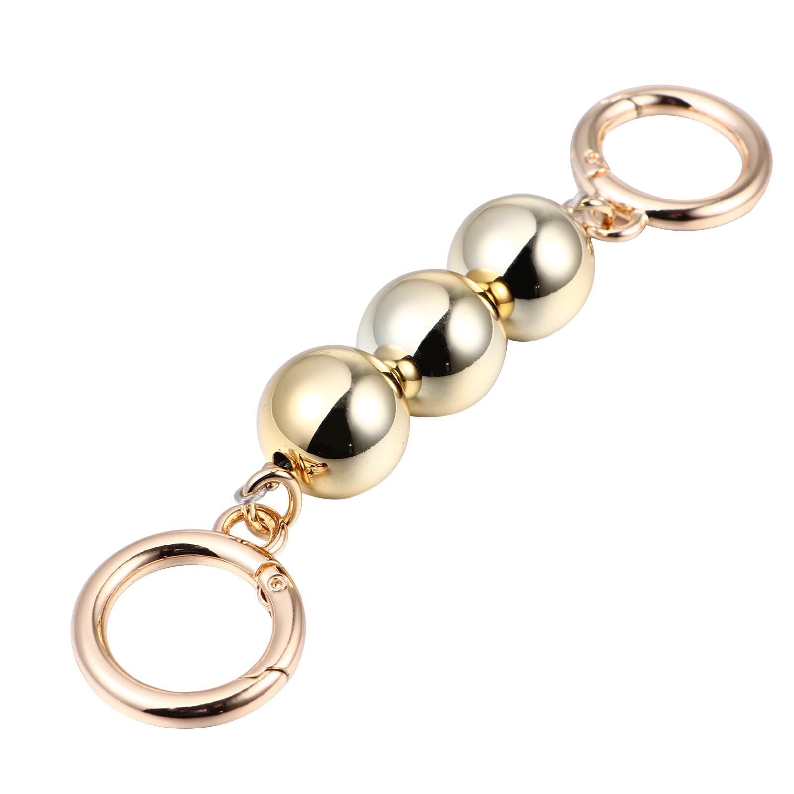 VALICLUD Pearl Bag Chain Strap Extender Decorative Pearl Bead Replacement Chain for Clutch Handbags and Girls Bag Accessory